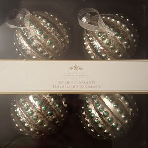 Coastal Collection Set of Christmas Ornaments